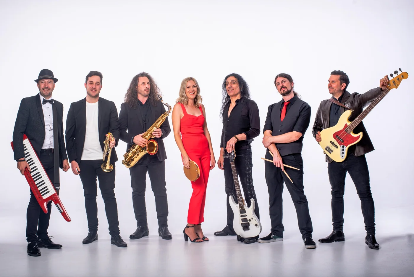 Mr Buzzy seven-piece line-up with brass